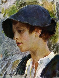 'A Roman Shepherd', 1908-1909.Artist: Umberto Coromaldi