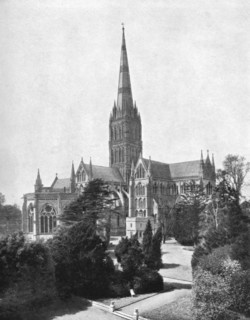 Salisbury Cathedral, 1911-1912. Creator: Francis Godolphin Osbourne Stuart.