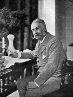 Sir William Schwenck Gilbert (1836-1911), English playwright and humorist, 1911-1912.Artist: Frederick Downer & Sons
