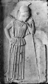 Relief of Athena/Minerva, 5th century BC, (1937).Artist: Martin Hurlimann