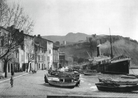 The Port of Cassis, France, 1937.Artist: Martin Hurlimann
