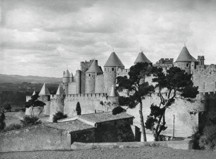 Carcassonne, France, 1937. Artist: Martin Hurlimann