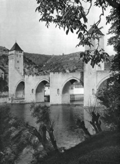 Pont Valentre, Cahors, France, 1937.Artist: Martin Hurlimann