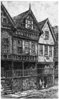 Bishop Lloyd's Palace, Chester, 1908-1909. Artist: Unknown