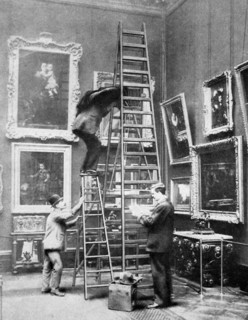 Photographing at the Wallace Collection, London, 1908-1909. Artist: Unknown