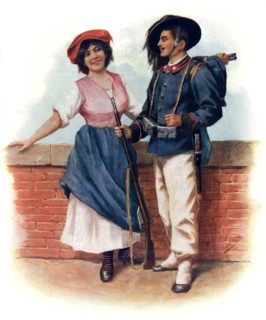 'The Soldier's Farewell', 1908-1909.Artist: H Kollien