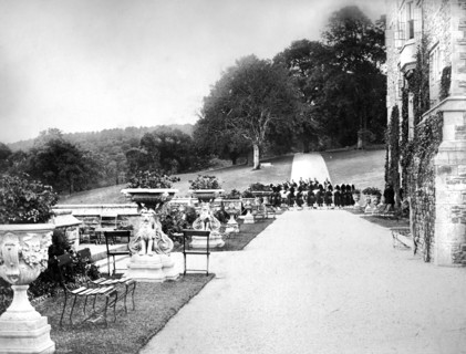 Rear Garden, Flete, c1882. Artist: Unknown