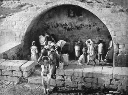 The Virgin's well at Nazareth, 1926. Artist: Unknown