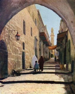 A street in Jerusalem, Israel, 1926. Artist: Unknown