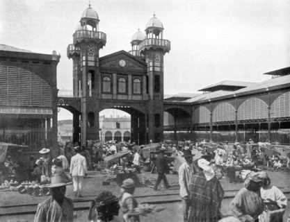 The market place, Port-au-Prince, Haiti, 1926. Artist: Unknown