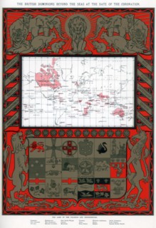 The British dominions beyond the seas at the date of the coronation, 1902. Artist: Alfred Hugh Fisher