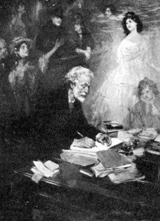 'George Meredith', 1923.Artist: LEA