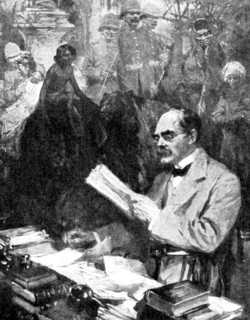 'Rudyard Kipling', 1923.Artist: LEA