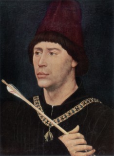 'Portrait of Antoine, Bastard of Burgundy', c1456, (1927). Artist: Rogier Van der Weyden
