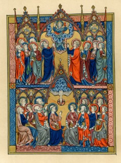 Ascension and Pentecost, 1290-1300. Artist: Unknown