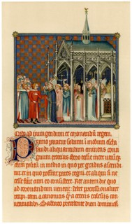 Coronation of Charles V, c1365. Artist: Unknown