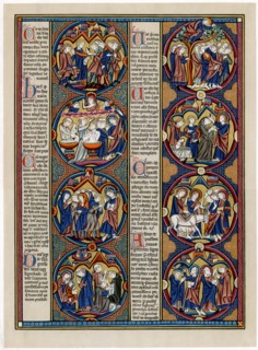 Bible scenes, late 13th century. Artist: Unknown