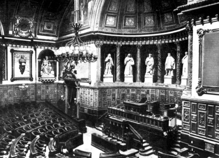 The Chamber of the French Senate, Paris, France, 1926. Artist: Unknown