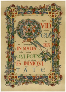 Illuminated initial 'Q', c1073. Artist: Unknown