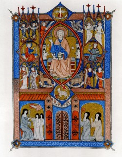 The Ideal State of the Sainte Abbaye, c1300. Artist: Unknown