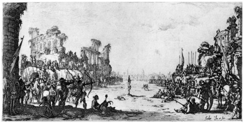 'St Sebastien', c1605-1630 (1924). Artist: Jacques Callot