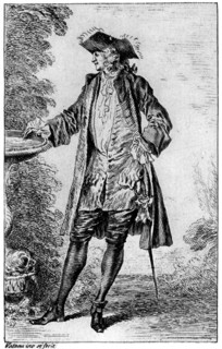 'Figure', c1700-1720, (1924). Artist: Jean-Antoine Watteau