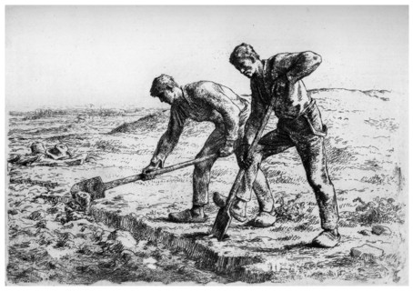 'Diggers', c1835-1875 (1924). Artist: Jean Francois Millet