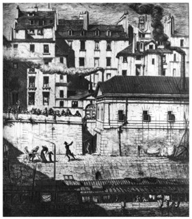 'La Morgue', c1841-1868 (1924). Artist: Charles Meryon