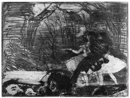 'Sur la Scene', c1850-1910 (1924). Artist: Edgar Degas
