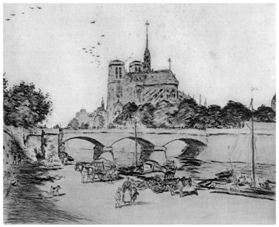 'Notre Dame', c1870-1920 (1924). Artist: Jean Francois Raffaelli