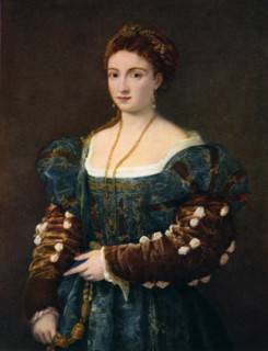 Portrait of a Noblewoman, or La Bella', c1536, (1937). Artist: Titian