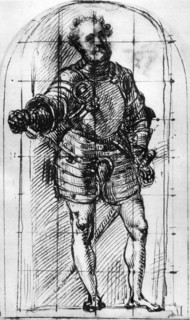 Sketch for the portrait of the Duke of Urbino, 1536, (1937). Artist: Titian