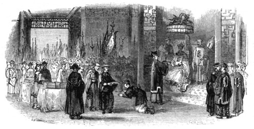 'Annual ceremony of presenting the almanacks', 1847. Artist: Giles
