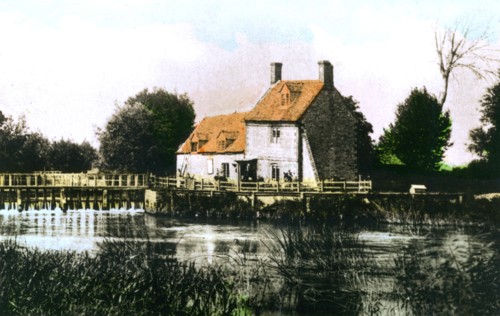 Rushey Weir, River Thames, 1926.Artist: Cavenders Ltd