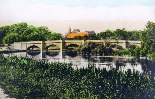 Bridge over the River Thames at Clifton Hampden, 1926.Artist: Cavenders Ltd