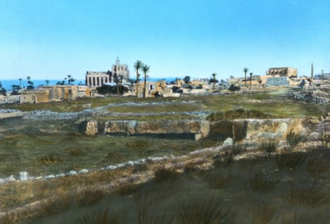 Sea road to the east, old Famagusta, Cyprus. Artist: Unknown