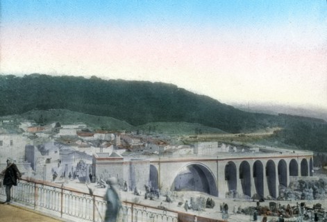 Sidi Rached bridge, Constantine, Algeria. Artist: Unknown