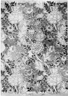 Norwich pattern wallpaper, 1889 (1934).Artist: William Morris