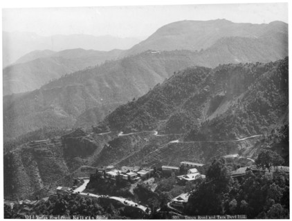 Old Tonga road from Kalka to Simla, India, early 20th century. Artist: Unknown