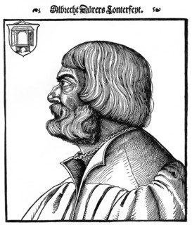 Profile portrait of Albrecht Durer, 1527, (1936). Artist: Erhard Schön