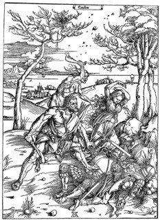 'Hercules Killing the Molionides', c1496-1498, (1936).  Creator: Albrecht Durer.