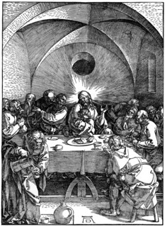 'The Last Supper' from the 'Great Passion' series', c1510, (1936). Artist: Albrecht Dürer