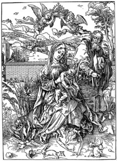 'The Holy Family with the Three Hares', 1497, (1936). Artist: Albrecht Dürer