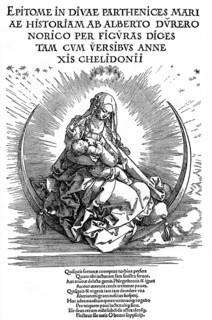 'Madonna as Nursing Mother and Divine Being', 1511, (1936). Artist: Albrecht Dürer