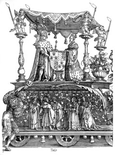 Triumphal Return of Maximilian I, 1515, (1936). Artist: Albrecht Dürer