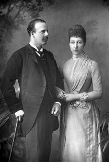 The Duke and Duchess of Fife, 1890. Artist: W&D Downey