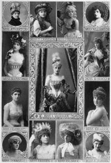 Leading actresses of the 19th century, 1890.Artist: W&D Downey