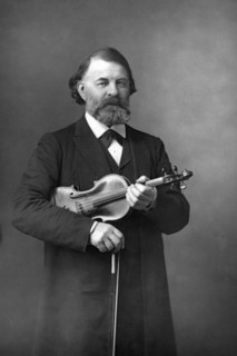 Joseph Joachim (1831-1907), Hungarian violinist, conductor and composer, 1890.Artist: W&D Downey