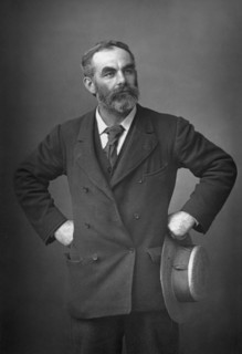 John Burns (1858-1943), English trade unionist, anti-racist, socialist and politician, 1893.Artist: W&D Downey