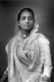 The Maharani of Koch Bihar, West Bengal, India, 1893.Artist: W&D Downey